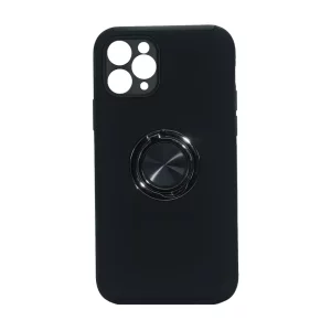 iPhone 11 Pro Metal Finger Ring Holder Back Cover black