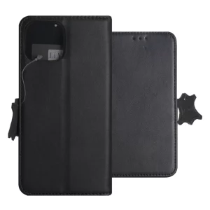 iPhone 11 pro Livinci Original Leather Book Case black