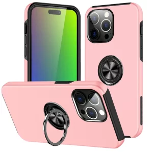 iPhone 12 Pro Ring Holder Case pink