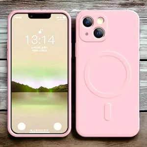 iPhone 15 Gear4 Mag safe Drop Tested Case pink