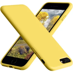 iPhone 7 Plus and iPhone 8 Plus Silicon Case yellow